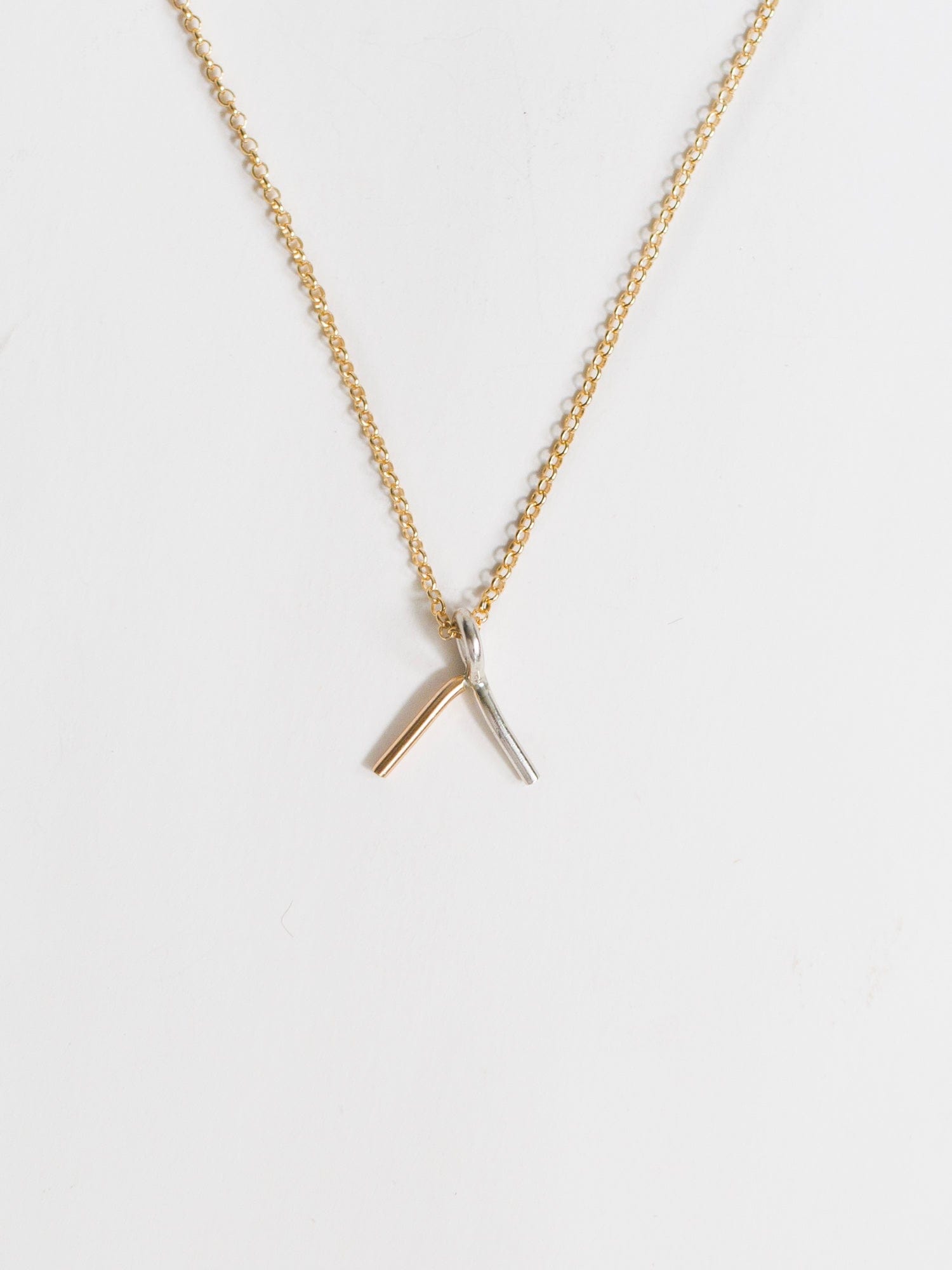 Shop OXB Wishbone Necklace