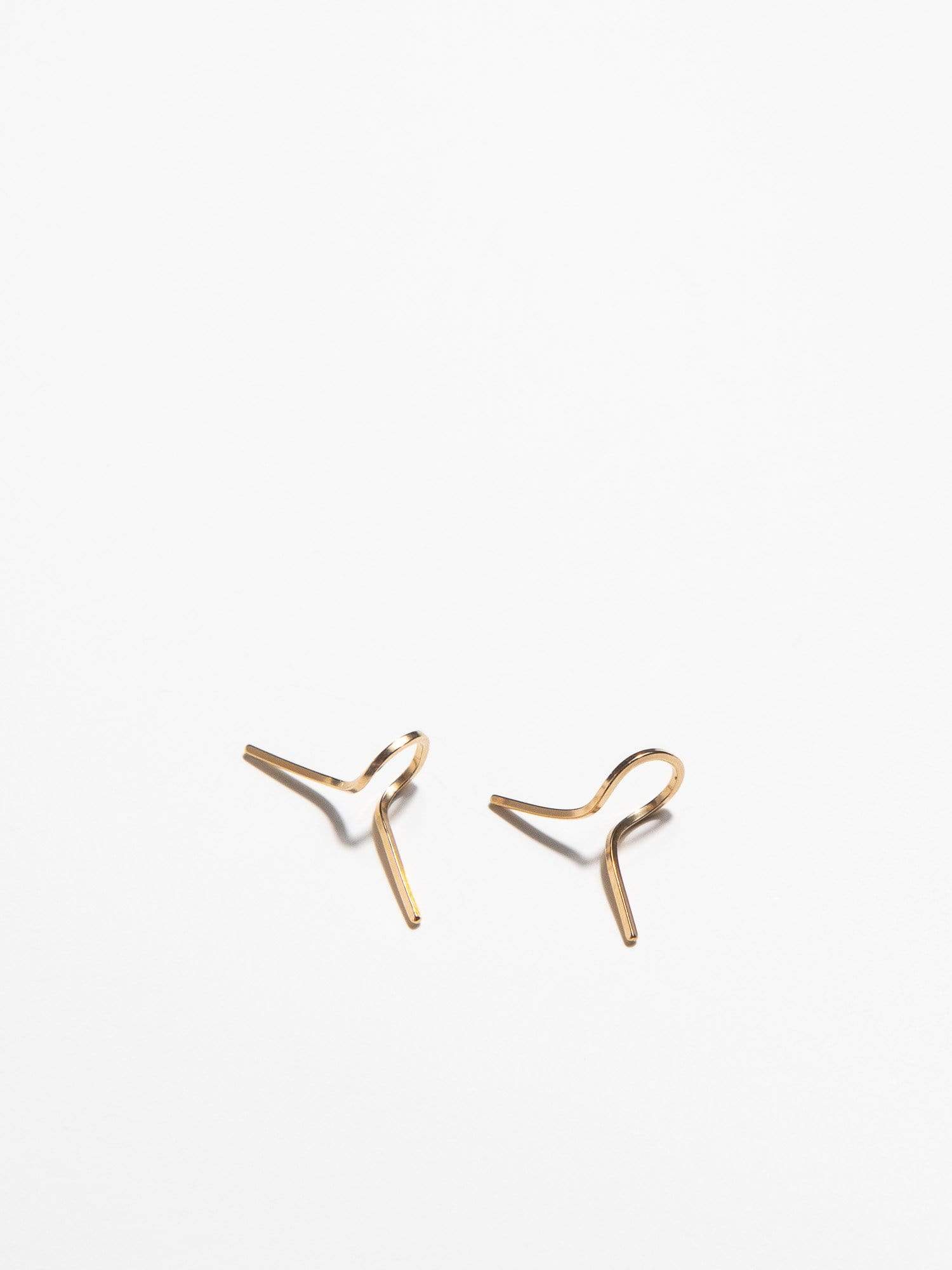 OXBStudio Earrings Gold Filled Twist Tie
